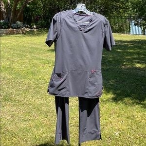 Smitten elephant grey scrubs